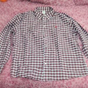 Brooks Brothers Red and White Checkered Shirt